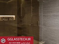 حمام شیشه‌ای سازه‌ای نوین طراحی دکوراسیون داخلی